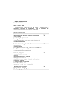Biologia dei Microrganismi