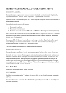 semeiotica strumentale tenue, colon, retto