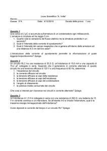 Liceo Scientifico “A. Volta” Alunno: Classe: 5°A Data: 4/12/2015