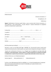 Modulo di domanda (All.A)