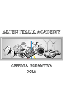 ALTEN ITALIA ACADEMY ha costruito dei percorsi di formazione