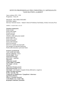 Piano di lavoro - IPSIA " L. Battista Alberti "