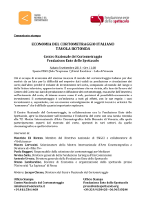 Venezia2015 - Centro Nazionale del Cortometraggio