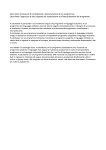 compilazione e interpretazione