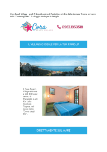 Cora Beach Village : a soli 3 Km dal centro di Parghelia e a 6 Km