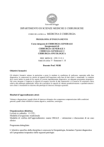 UNIVERSITA* degli STUDI di FOGGIA