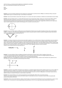 SCRITTO DI FISICA per GEOLOGIA,SCIENZE AMBIENTALI ED