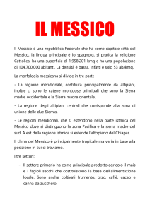 IL MESSICO Il Messico è una repubblica Federale che ha come