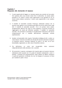 Pensare da economisti