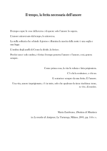 Maria Zambrano sull`amore e il tempo
