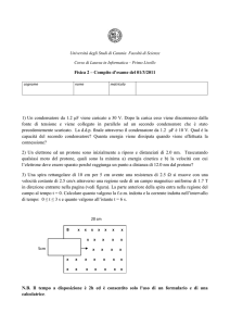 1) Quanta carica c*è sulla superficie di un conduttore sferico isolato
