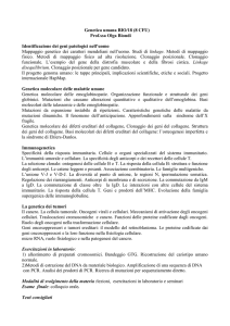 Genetica umana BIONDI