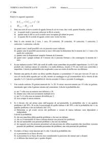 VERIFICA MATEMATICA 4^D ___/5/2016 Alunno
