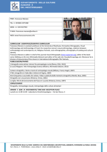 PROF. Francesco Marano TEL: ++ 39 0835 1971460 MOB. +++ 320