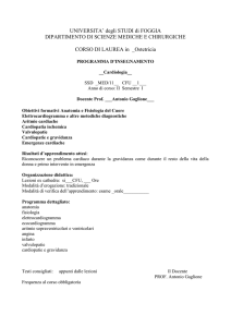 UNIVERSITA* degli STUDI di FOGGIA