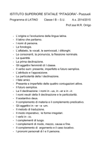 ISTITUTO SUPERIORE STATALE “PITAGORA”
