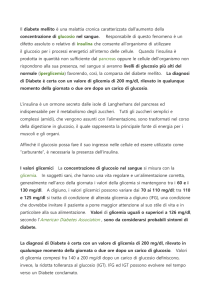 Il diabete mellito è una malattia cronica caratterizzata dall`aumento
