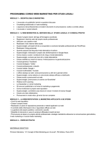scarica qui il programma completo del corso