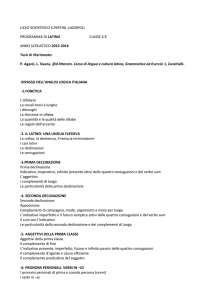 latino - Liceo Pertini Ladispoli