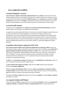 I trattati di Rapallo e Locarno