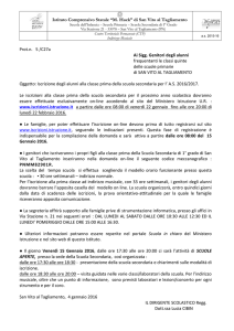 iscrizioni secondaria