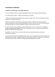 Assistenza sanitaria Assistenza sanitaria per chi studia all`estero