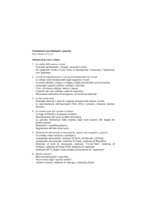 Fondamenti neurobiologici e genetici