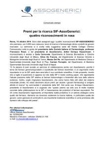 cs_15_10_ Premi per la ricerca SIF-AssoGenerici