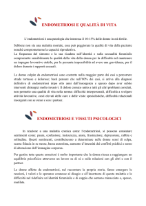 ENDOMETRIOSI E QUALITÀ DI VITA
