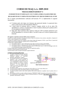 traccia esercitazione n° 4