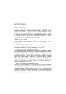 Sociologia del benessere