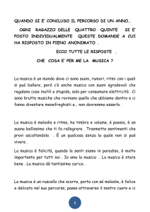 quando si e` concluso il percorso di un anno… ogni ragazzo delle