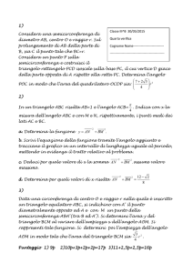 Classe III^B 30/05/2015 Quarta verifica Cognome Nome