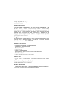 Statistica (Statistical learning)