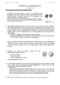 È necessario motivare le risposte date.