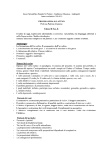 latino - Liceo Sandro Pertini