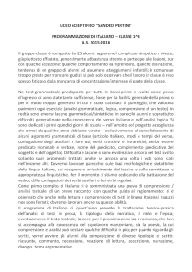 programmazione italiano 1 b