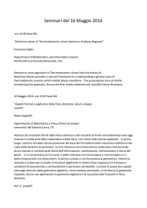 Seminario del Dott. M. Angelelli