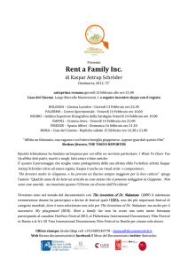 Rent a Family Inc. - Il Mese del Documentario