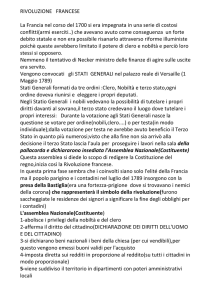 riassunto sulla rivoluzione Francese