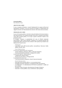 Economia politica:-SECS-P/01