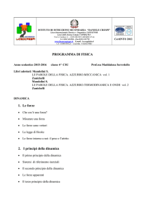 programma di fisica 4CSU