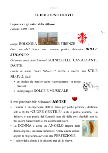 Lo Stilnovo. Gunizzelli.