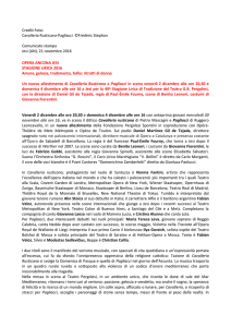 Comunicato stampa