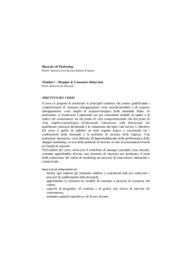 Ricerche di Marketing