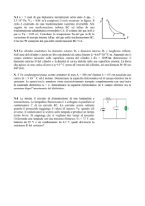 Esempi di tracce esonero ed esami