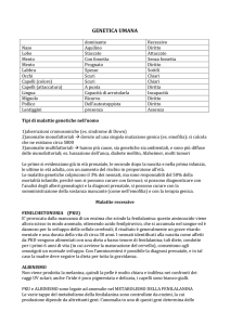 genetica umana - Share Dschola