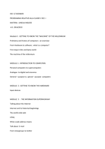 ISIS G.TASSINARI PROGRAMMA RELATIVO ALLA CLASSE V SEZ
