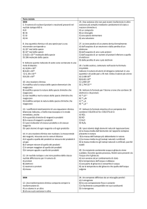 Parte iniziale 2003 5. II numero di nucleoni (protoni e neutroni