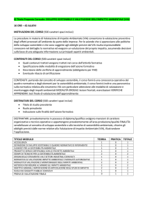 sviluppo sostenibile e valutazione dell`impatto ambientale (via)
